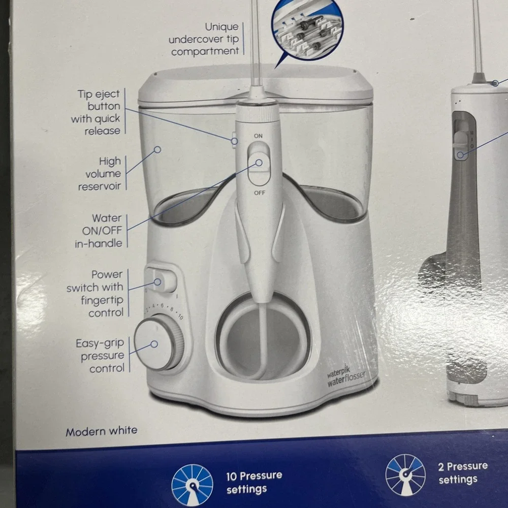 Waterpik Ultra Plus & Cordless Freedom Water Flossers, Tips, Travel Case